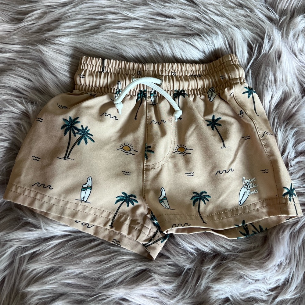 Brave Little Ones Beach Swim Trunks